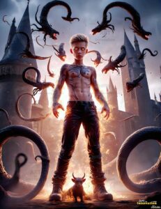 The House of the Serpents – AI Wizard Art