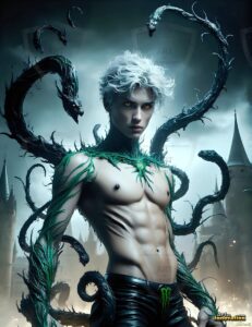 The House of the Serpents – AI Wizard Art