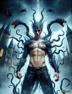 The House of the Serpents – AI Wizard Art