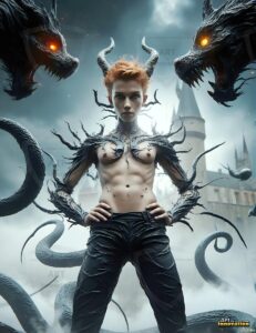 The House of the Serpents – AI Wizard Art