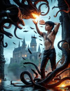 The House of the Serpents – AI Wizard Art