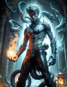 The House of the Serpents – AI Wizard Art