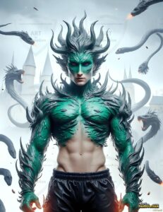 The House of the Serpents – AI Wizard Art