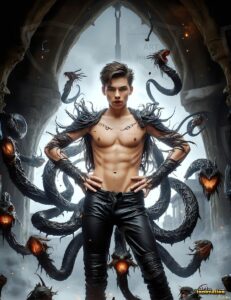 The House of the Serpents – AI Wizard Art