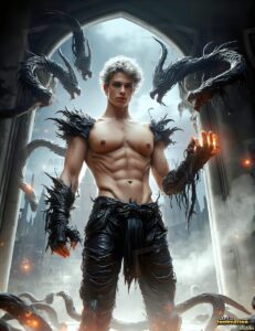 The House of the Serpents – AI Wizard Art