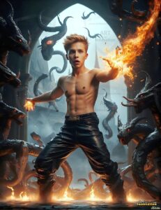 The House of the Serpents – AI Wizard Art