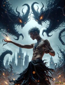 The House of the Serpents – AI Wizard Art