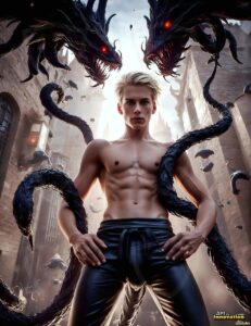 The House of the Serpents – AI Wizard Art