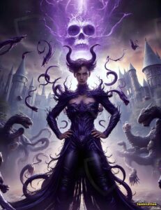 The House of the Serpents – AI Wizard Art