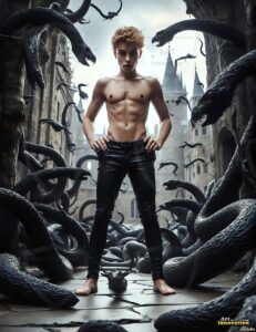 The House of the Serpents – AI Wizard Art