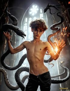 The House of the Serpents – AI Wizard Art