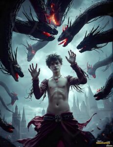 The House of the Serpents – AI Wizard Art
