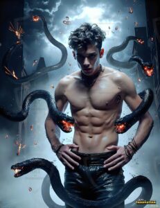 The House of the Serpents – AI Wizard Art