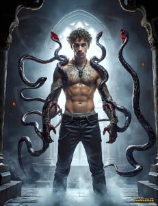 The House of the Serpents – AI Wizard Art