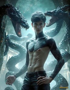 The House of the Serpents – AI Wizard Art