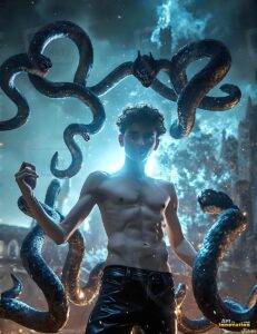 The House of the Serpents – AI Wizard Art