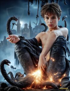 The House of the Serpents – AI Wizard Art