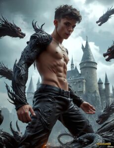 The House of the Serpents – AI Wizard Art