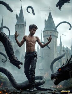 The House of the Serpents – AI Wizard Art