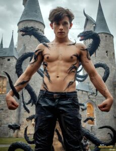 The House of the Serpents – AI Wizard Art