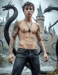 The House of the Serpents – AI Wizard Art
