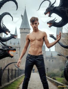 The House of the Serpents – AI Wizard Art