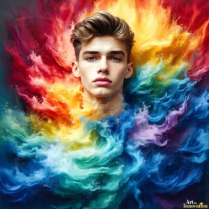 Colors of pride Art – 1×1 #0129