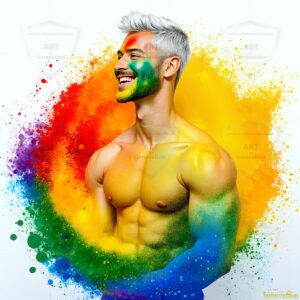 Colors of pride Art – 1×1 #0174