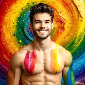Colors of pride Art – 1×1 #0323