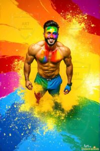 Colors of pride Art – 2×3 #0111