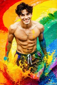 Colors of pride Art – 2×3 #0128