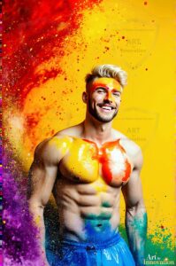 Colors of pride Art – 2×3 #0136