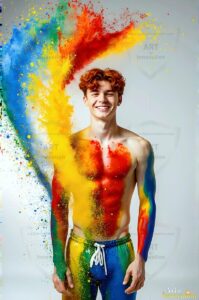 Colors of pride Art – 2×3 #0138