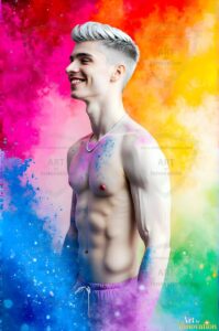 Colors of pride Art – 2×3 #0150