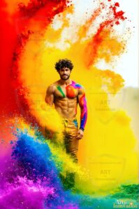 Colors of pride Art – 2×3 #0151