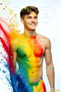 Colors of pride Art – 2×3 #0154