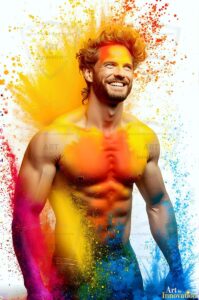 Colors of pride Art – 2×3 #0155