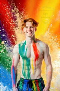 Colors of pride Art – 2×3 #0165