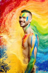 Colors of pride Art – 2×3 #0169