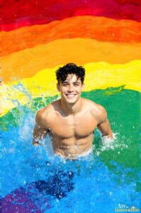 Colors of pride Art – 2×3 #0173