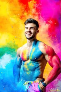 Colors of pride Art – 2×3 #0176