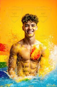 Colors of pride Art – 2×3 #0178