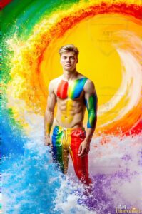 Colors of pride Art – 2×3 #0180