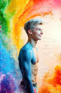 Colors of pride Art – 2×3 #0184