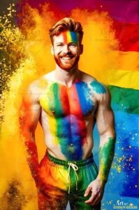 Colors of pride Art – 2×3 #0189