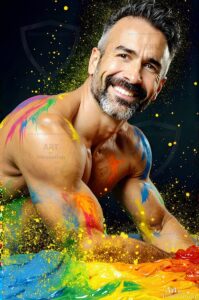 Colors of pride Art – 2×3 #0192