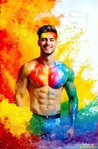 Colors of pride Art – 2×3 #0196
