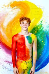 Colors of pride Art – 2×3 #0211