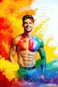 Colors of pride Art – 2×3 #0222
