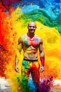 Colors of pride Art – 2×3 #0236